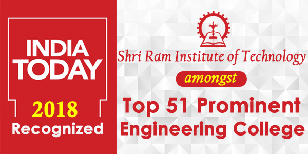 India Today recognized Shri ram institute of technology , Jabalpur amongst top 51 Prominent Engineering Colleges