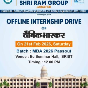 Offline Internship Drive – Dainik Bhaskar