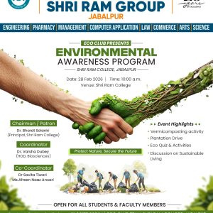 Environmental Awareness Program – Eco Club, Shri Ram College, Jabalpur