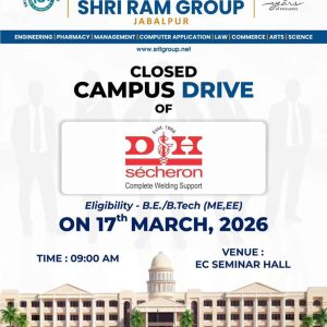 Closed Campus Placement Drive – D&H Sécheron